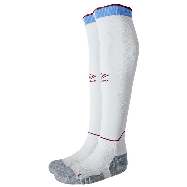 Calcetines West Ham United 1ª 2018/19 Blanco